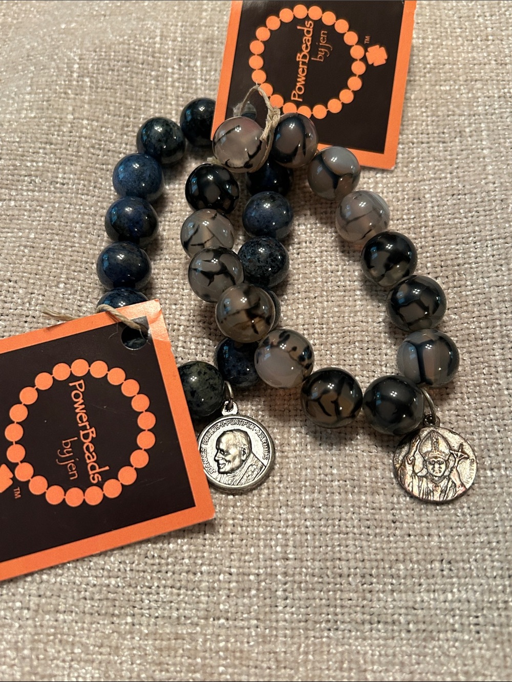 Power Beads By Jen Gemstone Bracelets, NWT
